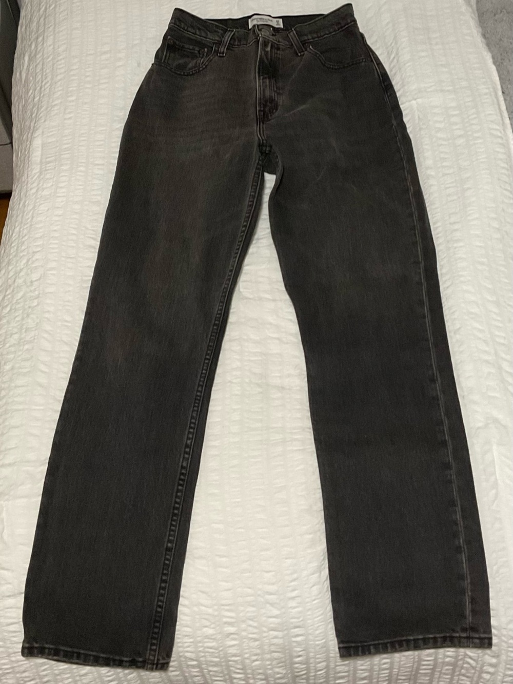 Abercrombie Women’s 90’s Straight Black Jeans